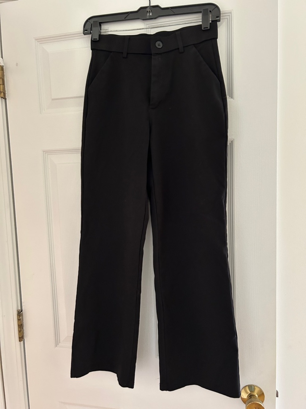 Women’s Black Wide-Leg Pants Size 2 Short